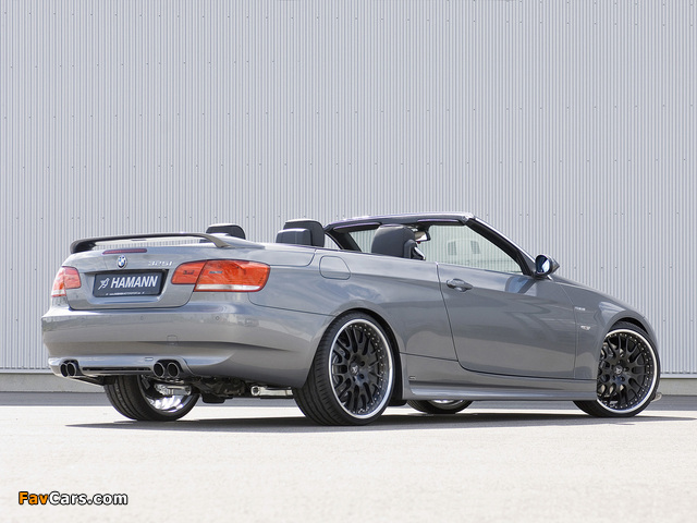 Photos of Hamann BMW 3 Series Cabriolet (E93) 2007–10 (640 x 480)