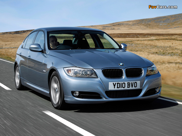 Photos of BMW 320d EfficientDynamics Edition UK-spec (E90) 2009–11 (640 x 480)
