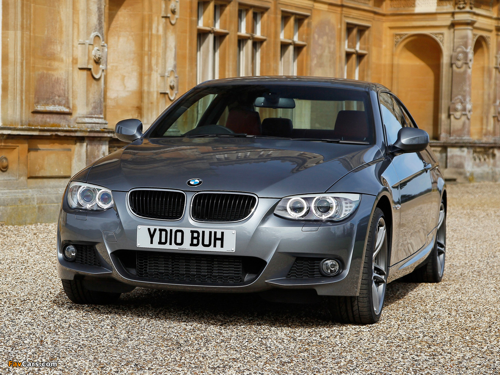 Photos of BMW 320d Coupe M Sports Package UK-spec (E92) 2010 (1024 x 768)