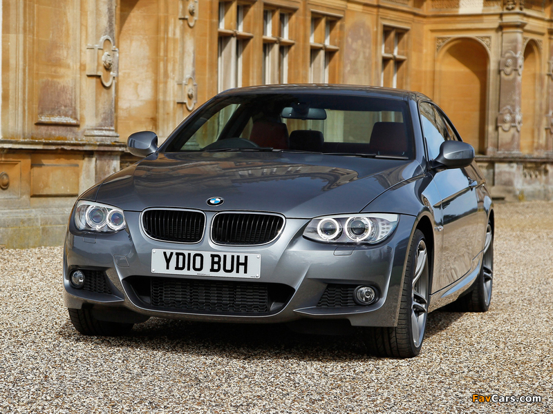 Photos of BMW 320d Coupe M Sports Package UK-spec (E92) 2010 (800 x 600)