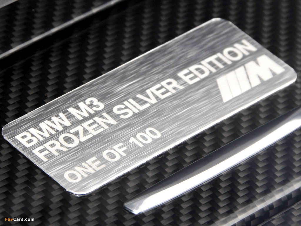 Photos of BMW M3 Coupe Frozen Silver Edition (E92) 2012 (1024 x 768)