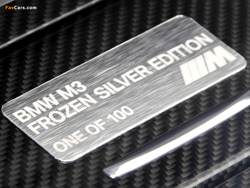 Photos of BMW M3 Coupe Frozen Silver Edition (E92) 2012 (800 x 600)