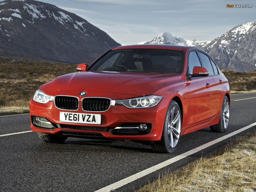 Photos of BMW 320d Sedan Sport Line UK-spec (F30) 2012 (1024 x 768)