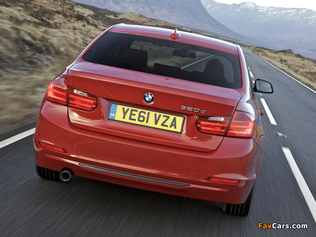 Photos of BMW 320d Sedan Sport Line UK-spec (F30) 2012 (640 x 480)