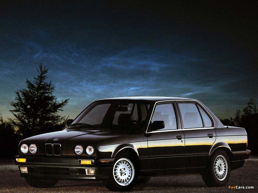 Photos of BMW 3 Series Sedan US-spec (E30) 1987–94 (1024 x 768)