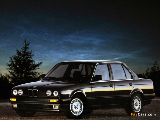 Photos of BMW 3 Series Sedan US-spec (E30) 1987–94 (640 x 480)