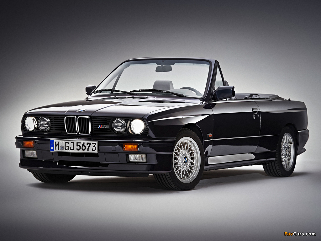 Pictures of BMW M3 Cabrio (E30) 1988–91 (1024 x 768)