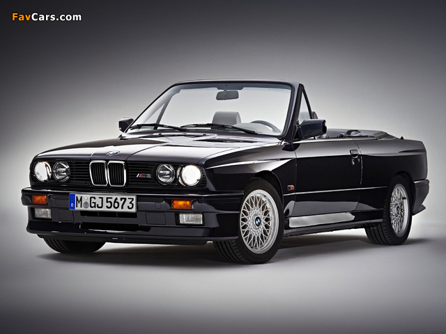 Pictures of BMW M3 Cabrio (E30) 1988–91 (640 x 480)