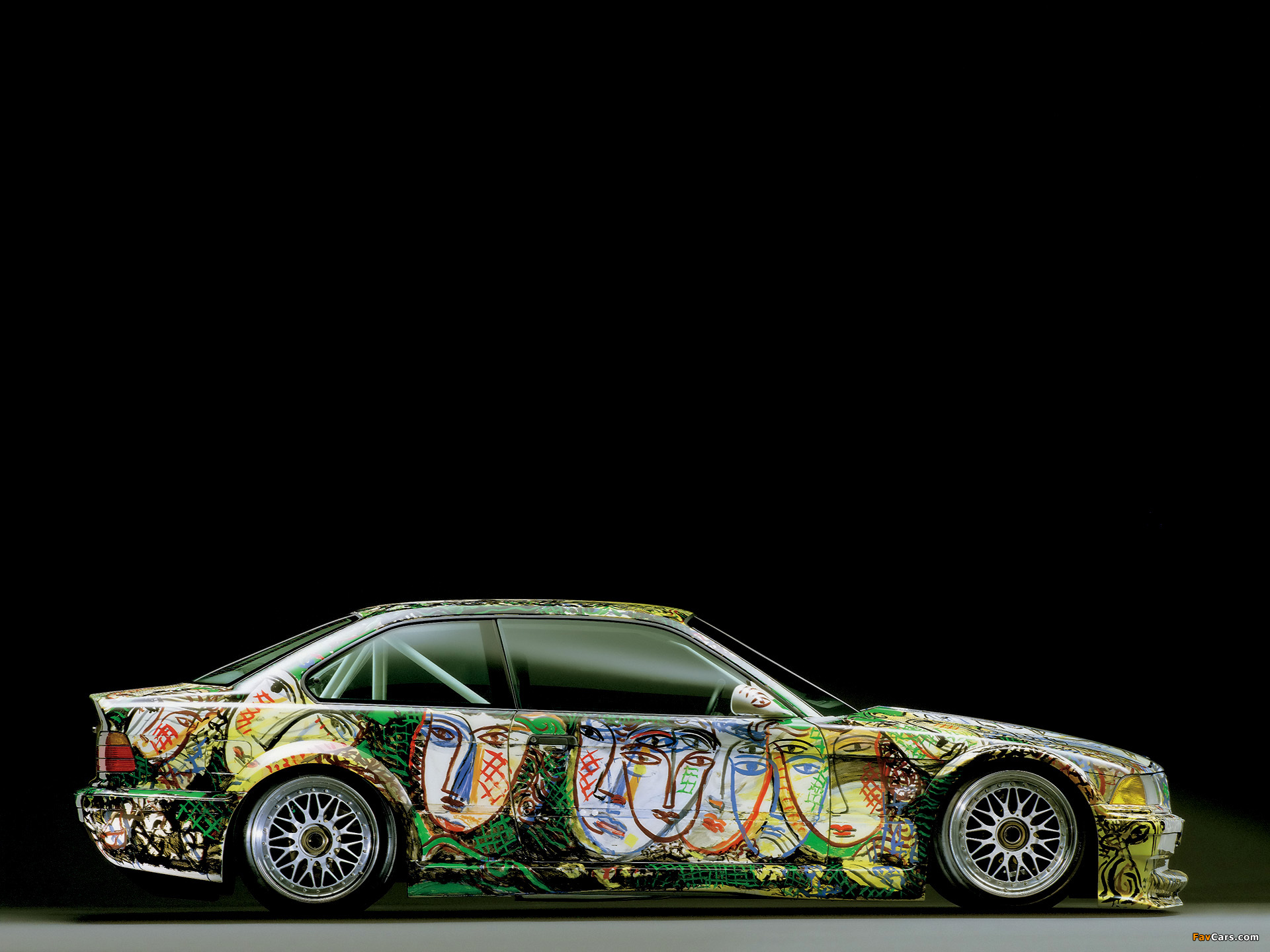 Pictures of BMW 3er Coupe Art Car by Sandro Chia (E36) 1992 (1920 x 1440)