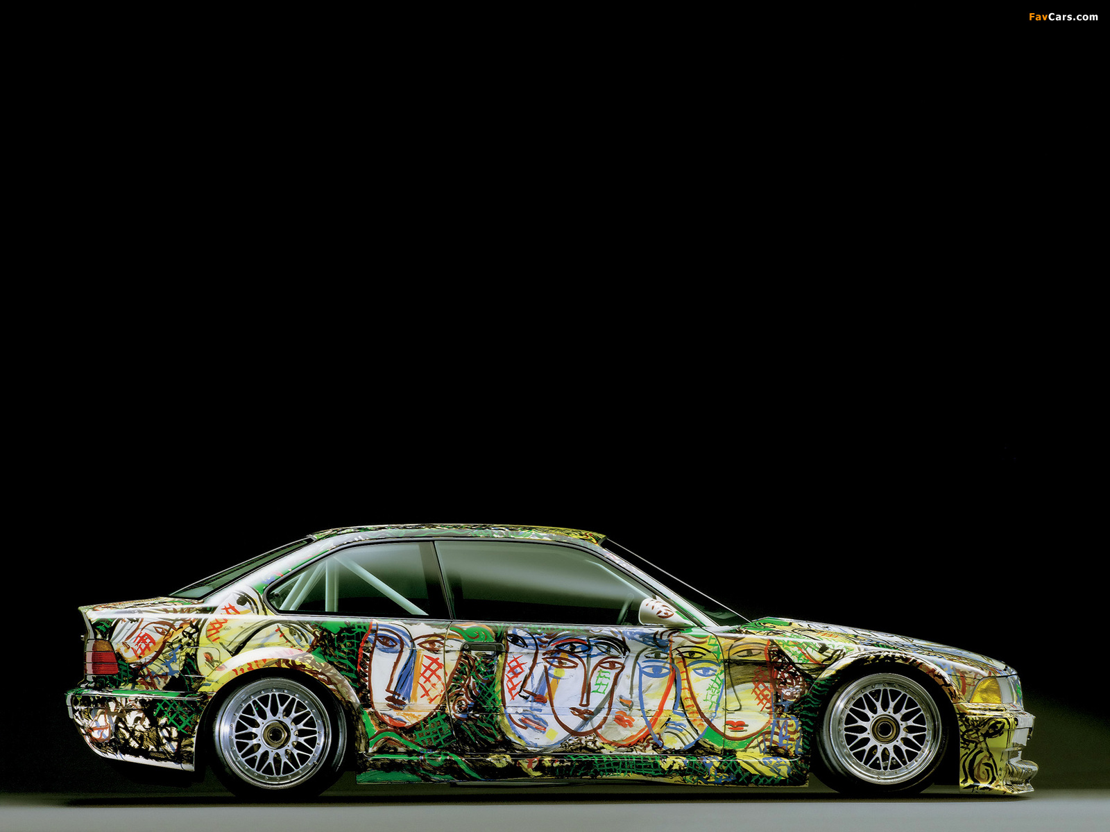 Pictures of BMW 3er Coupe Art Car by Sandro Chia (E36) 1992 (1600 x 1200)