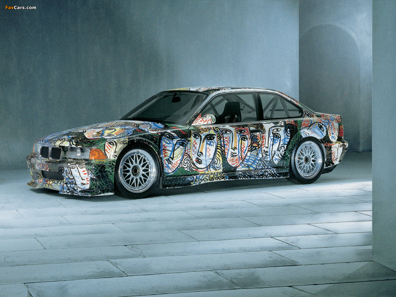 Pictures of BMW 3er Coupe Art Car by Sandro Chia (E36) 1992 (1280 x 960)