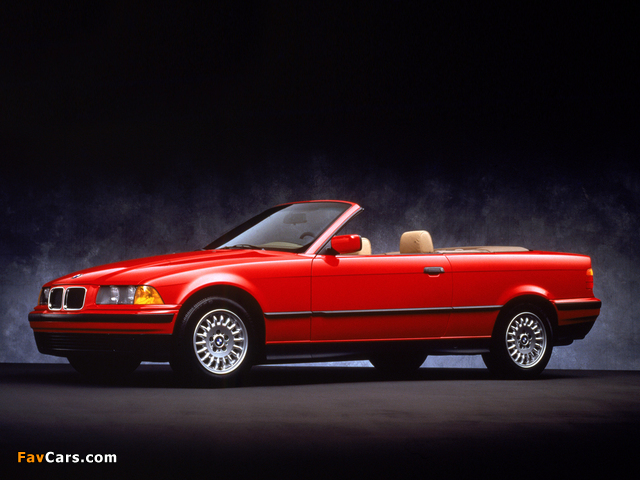 Pictures of BMW 3 Series Cabrio US-spec (E36) 1993–99 (640 x 480)