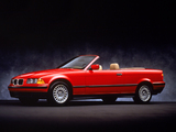 Pictures of BMW 3 Series Cabrio US-spec (E36) 1993–99