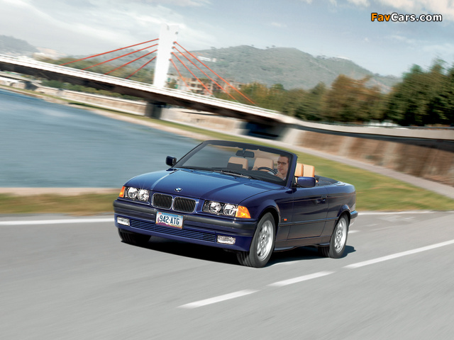 Pictures of BMW 328i Cabrio (E36) 1995–99 (640 x 480)