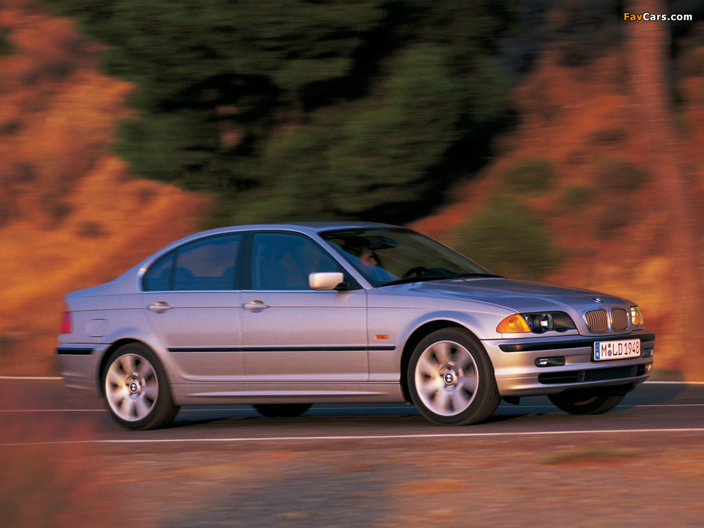 Pictures of BMW 328i Sedan (E46) 1998–2000 (1024 x 768)