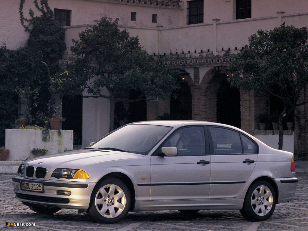 Pictures of BMW 328i Sedan (E46) 1998–2000 (1024 x 768)