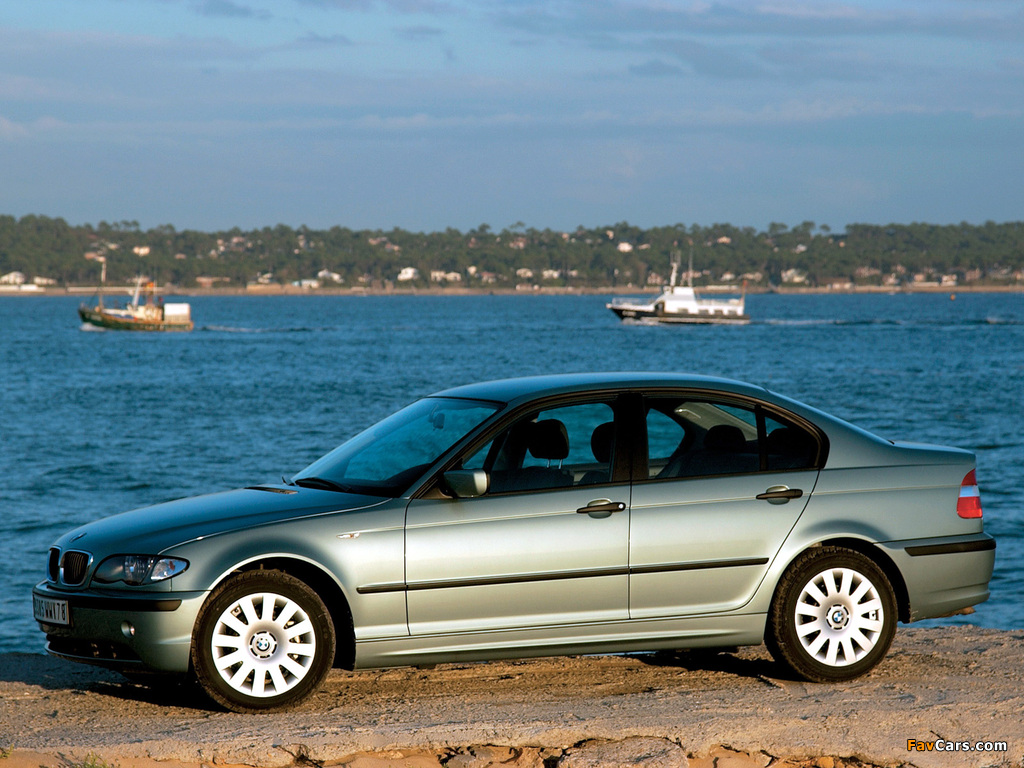 Pictures of BMW 320d Sedan (E46) 2001–05 (1024 x 768)