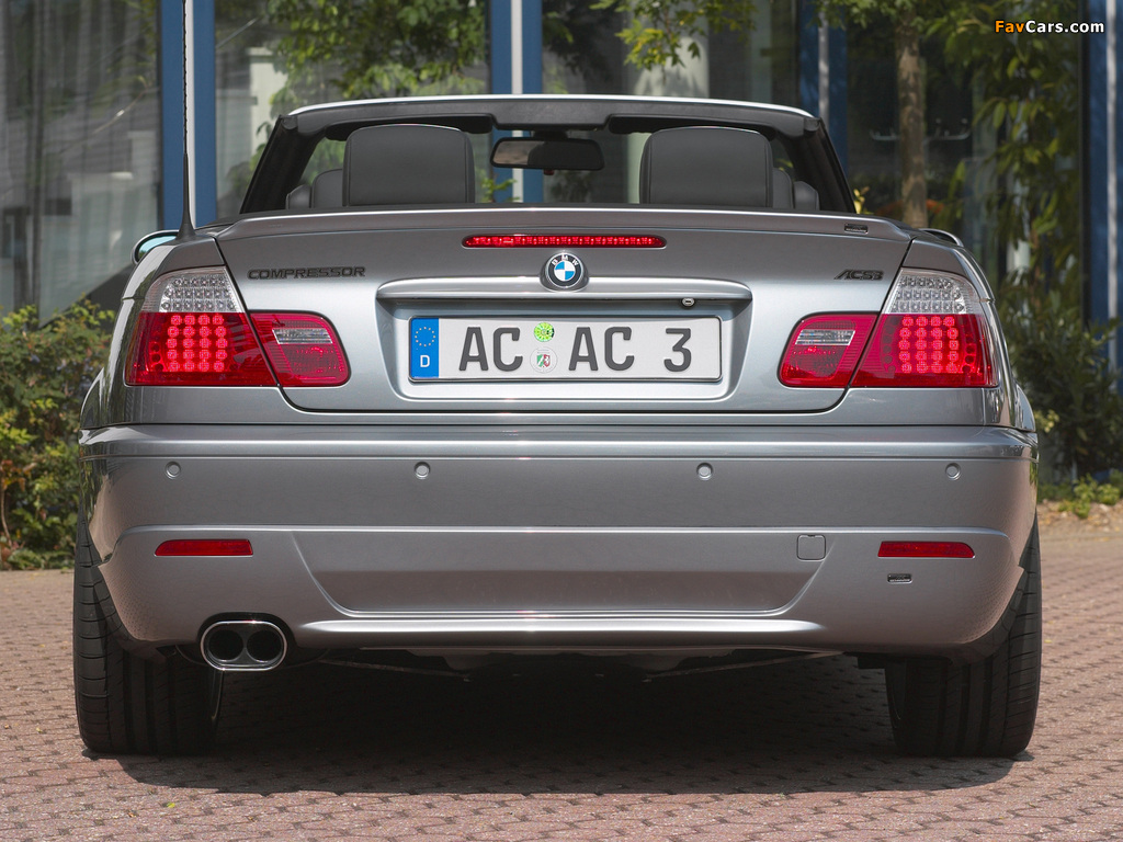 Pictures of AC Schnitzer ACS3 Cabrio (E46) 2003–06 (1024 x 768)