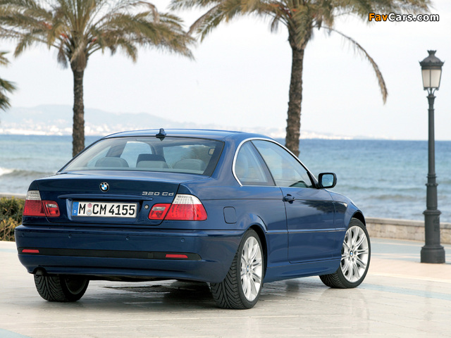 Pictures of BMW 320Cd Coupe (E46) 2003–06 (640 x 480)