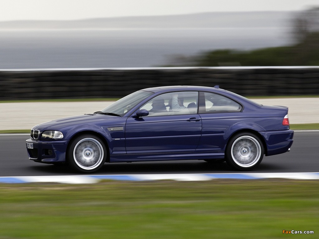 Pictures of BMW M3 Coupe Competition Package AU-spec (E46) 2006–07 (1024 x 768)