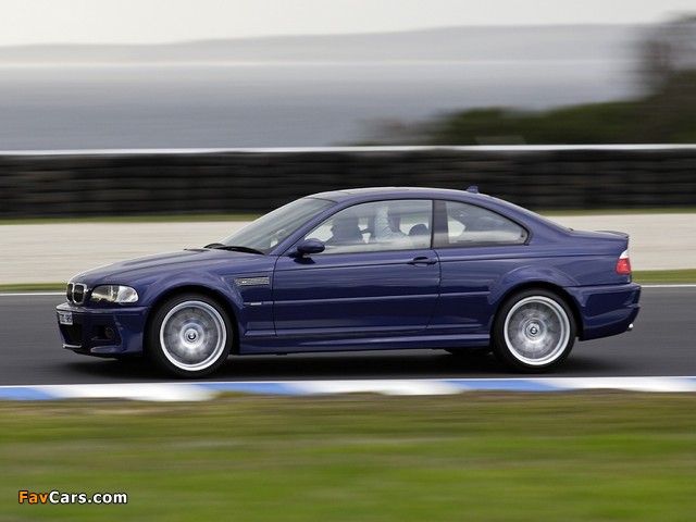 Pictures of BMW M3 Coupe Competition Package AU-spec (E46) 2006–07 (640 x 480)