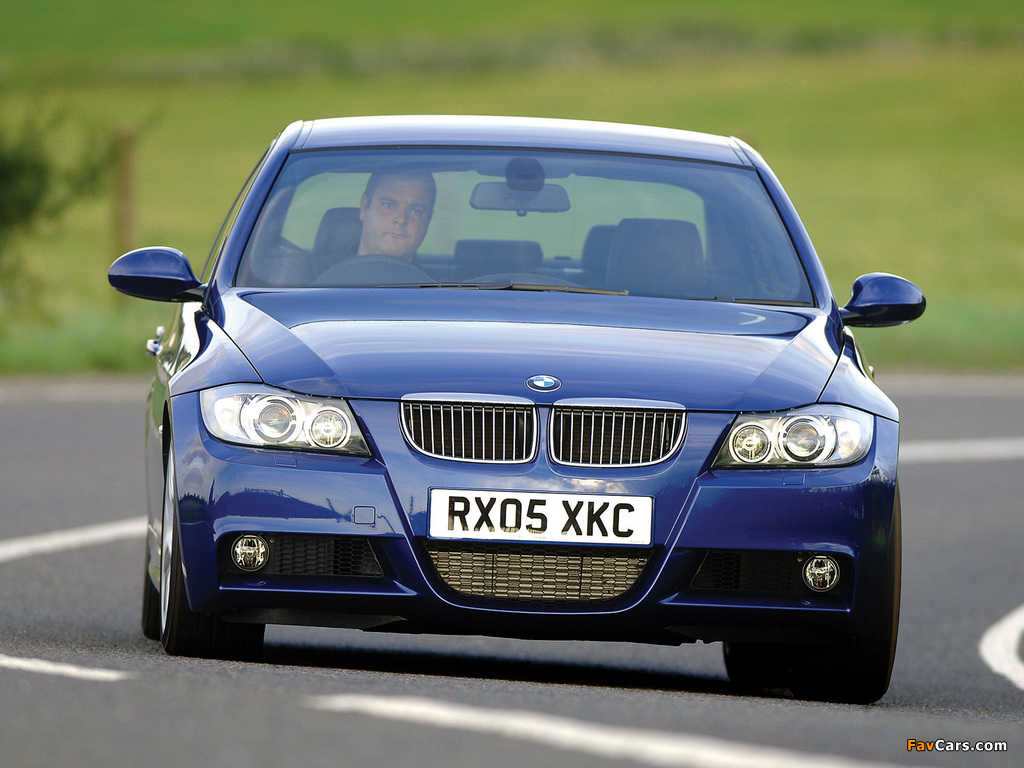 Pictures of BMW 330d M Sports Package UK-spec (E90) 2006 (1024 x 768)