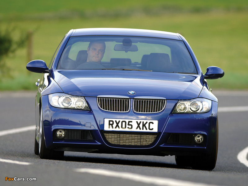 Pictures of BMW 330d M Sports Package UK-spec (E90) 2006 (800 x 600)