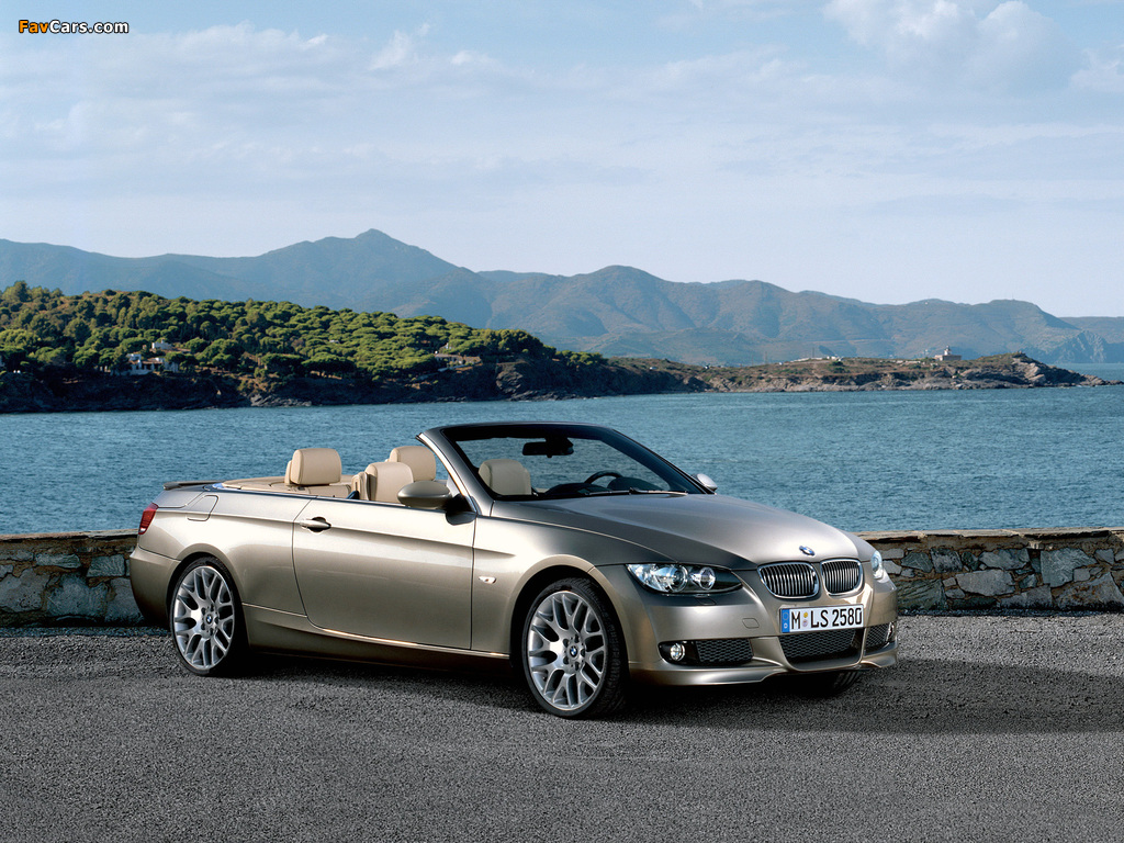 Pictures of BMW 3 Series Cabrio (E93) 2007–10 (1024 x 768)