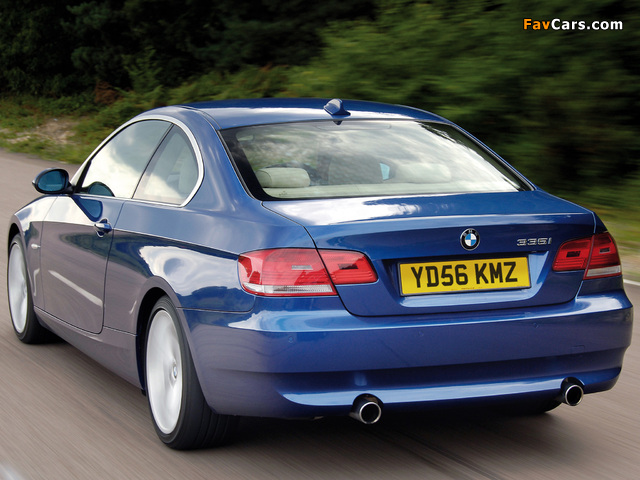 Pictures of BMW 335i Coupe UK-spec (E92) 2007–10 (640 x 480)