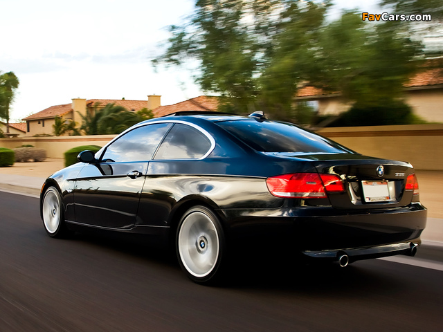 Pictures of BMW 335i Coupe US-spec (E92) 2007–10 (640 x 480)