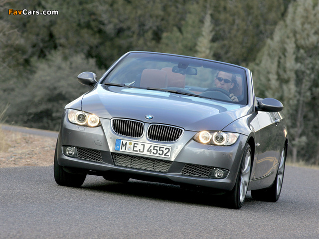 Pictures of BMW 335i Cabrio (E93) 2007–10 (640 x 480)