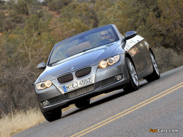 Pictures of BMW 335i Cabrio (E93) 2007–10 (640 x 480)