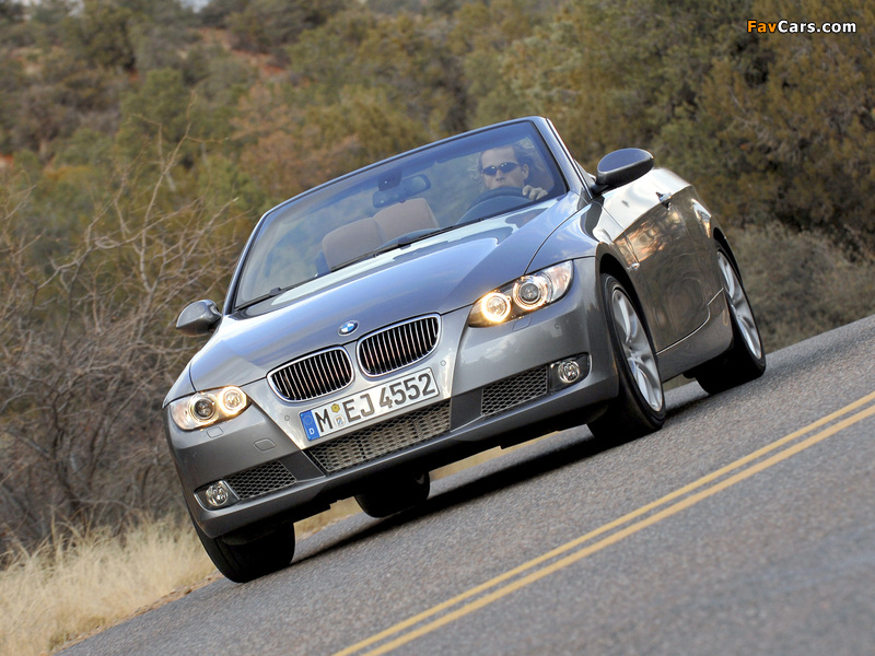 Pictures of BMW 335i Cabrio (E93) 2007–10 (800 x 600)