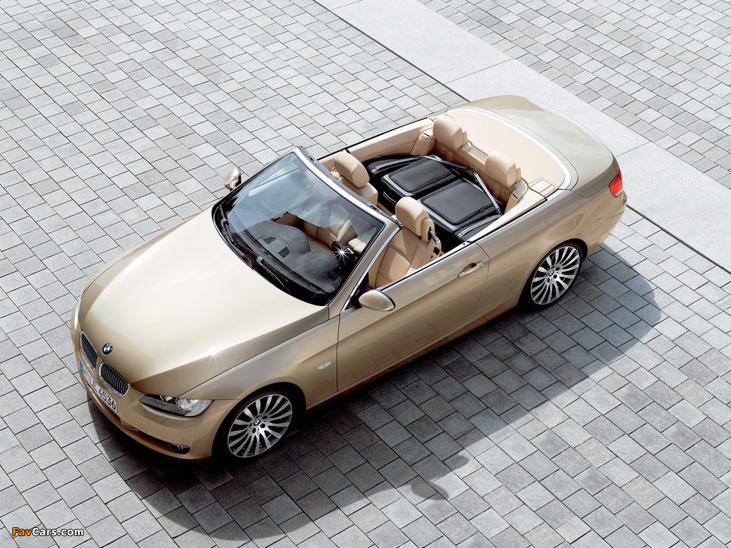 Pictures of BMW 3 Series Cabrio (E93) 2007–10 (1024 x 768)