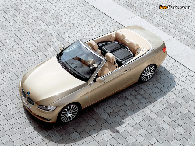 Pictures of BMW 3 Series Cabrio (E93) 2007–10 (640 x 480)
