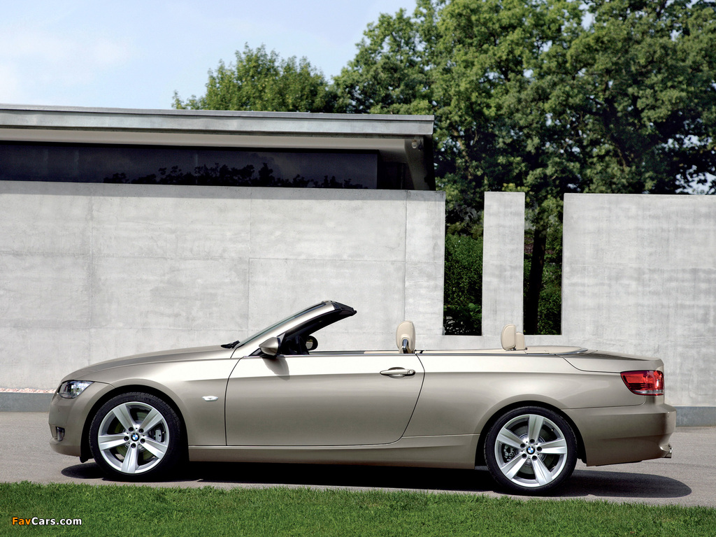 Pictures of BMW 335i Cabrio (E93) 2007–10 (1024 x 768)