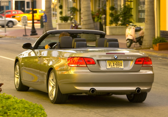 Pictures of BMW 335i Cabrio US-spec (E93) 2007–10