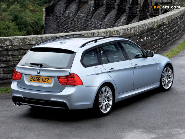 Pictures of BMW 330d Touring M Sports Package UK-spec (E91) 2008–12 (640 x 480)