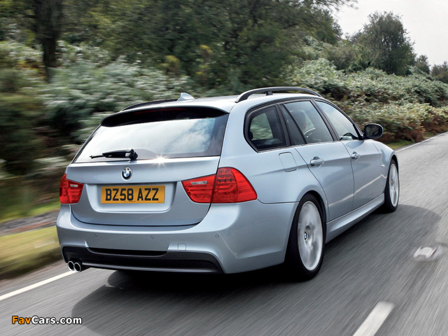 Pictures of BMW 330d Touring M Sports Package UK-spec (E91) 2008–12 (640 x 480)