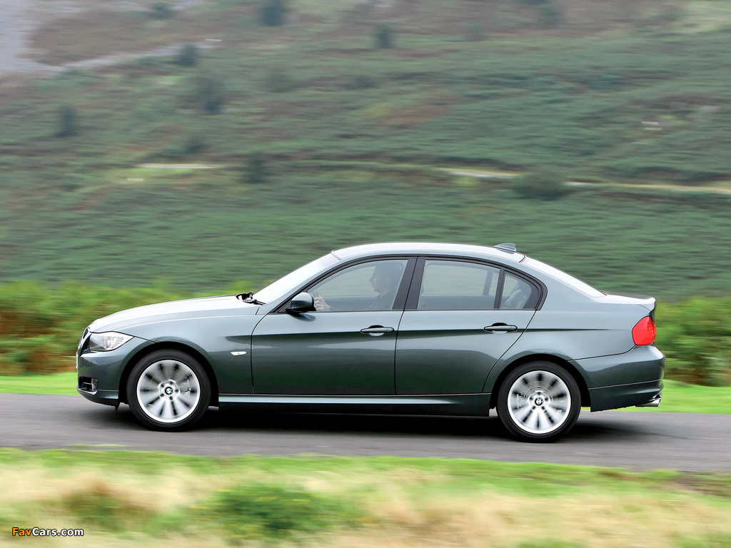 Pictures of BMW 320d Sedan UK-spec (E90) 2008–11 (1024 x 768)