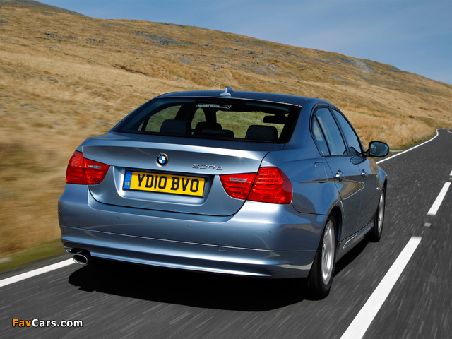 Pictures of BMW 320d EfficientDynamics Edition UK-spec (E90) 2009–11 (640 x 480)