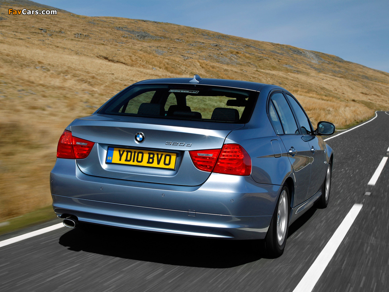 Pictures of BMW 320d EfficientDynamics Edition UK-spec (E90) 2009–11 (800 x 600)