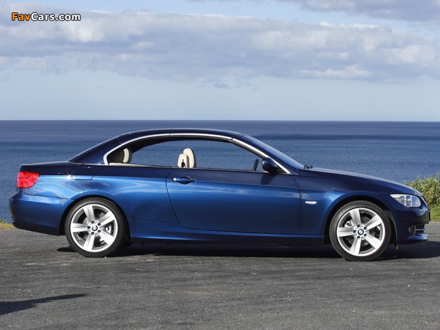 Pictures of BMW 320d Cabrio AU-spec (E93) 2010 (640 x 480)