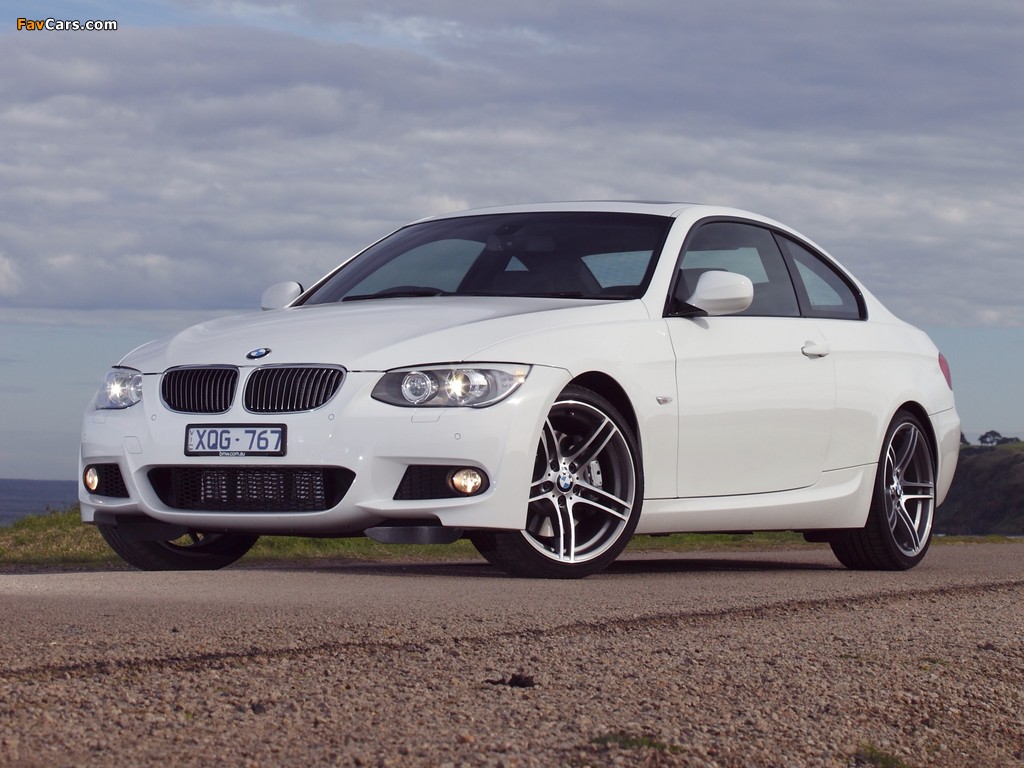 Pictures of BMW 335i Coupe M Sports Package AU-spec (E92) 2010 (1024 x 768)
