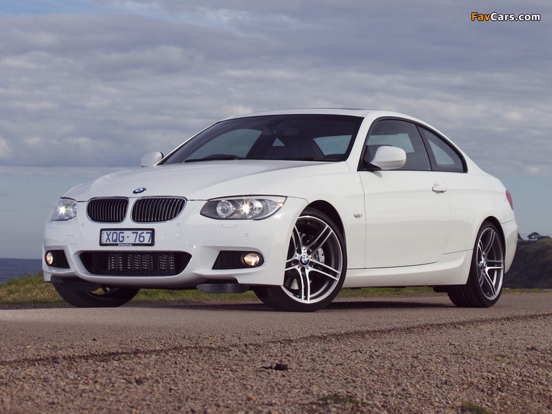 Pictures of BMW 335i Coupe M Sports Package AU-spec (E92) 2010 (800 x 600)