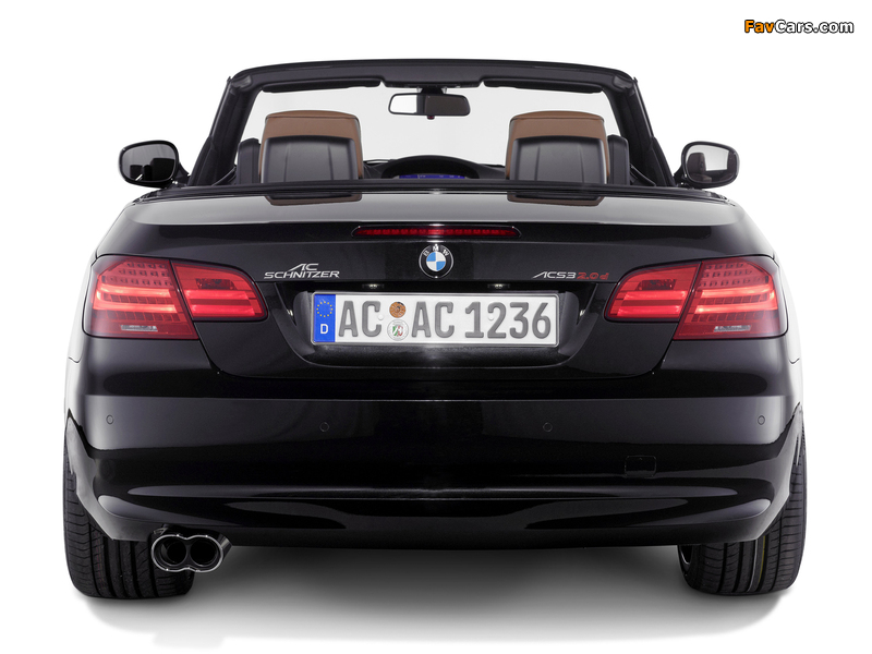 Pictures of AC Schnitzer ACS3 2.0d Cabrio (E93) 2010 (800 x 600)