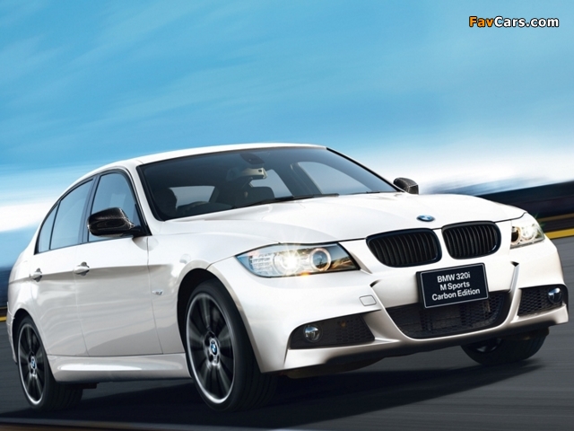 Pictures of BMW 320i Sedan M Sports Package Carbon Edition (E90) 2010 (640 x 480)