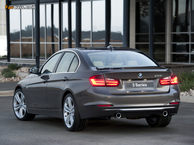Pictures of BMW 335i Sedan Luxury Line ZA-spec (F30) 2012 (640 x 480)