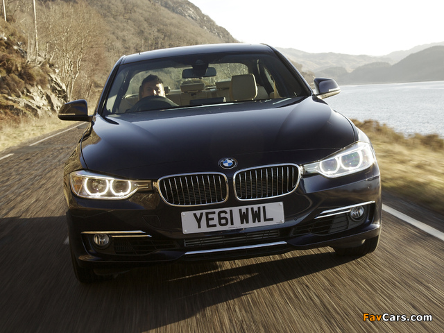 Pictures of BMW 335i Sedan Luxury Line UK-spec (F30) 2012 (640 x 480)
