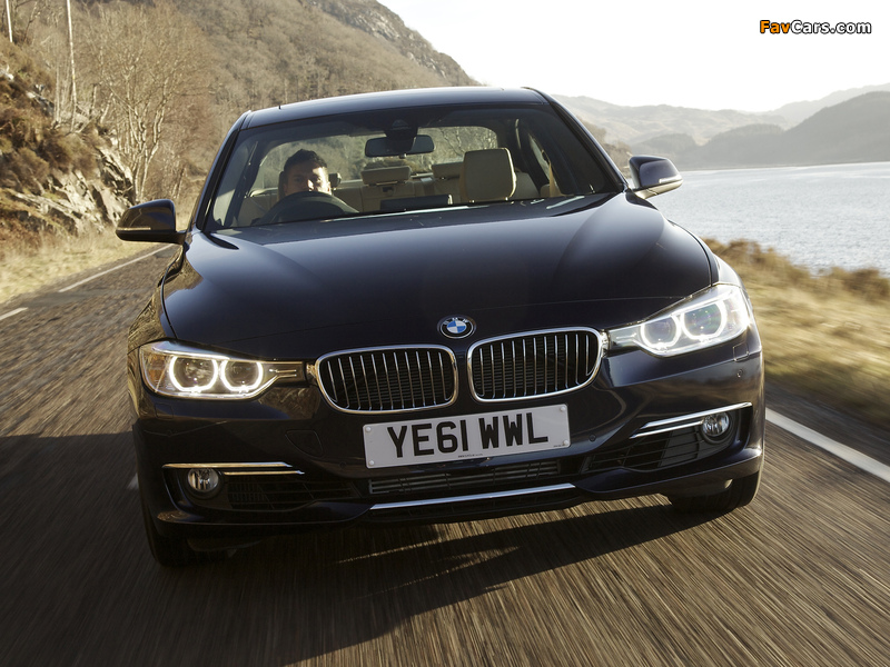 Pictures of BMW 335i Sedan Luxury Line UK-spec (F30) 2012 (800 x 600)